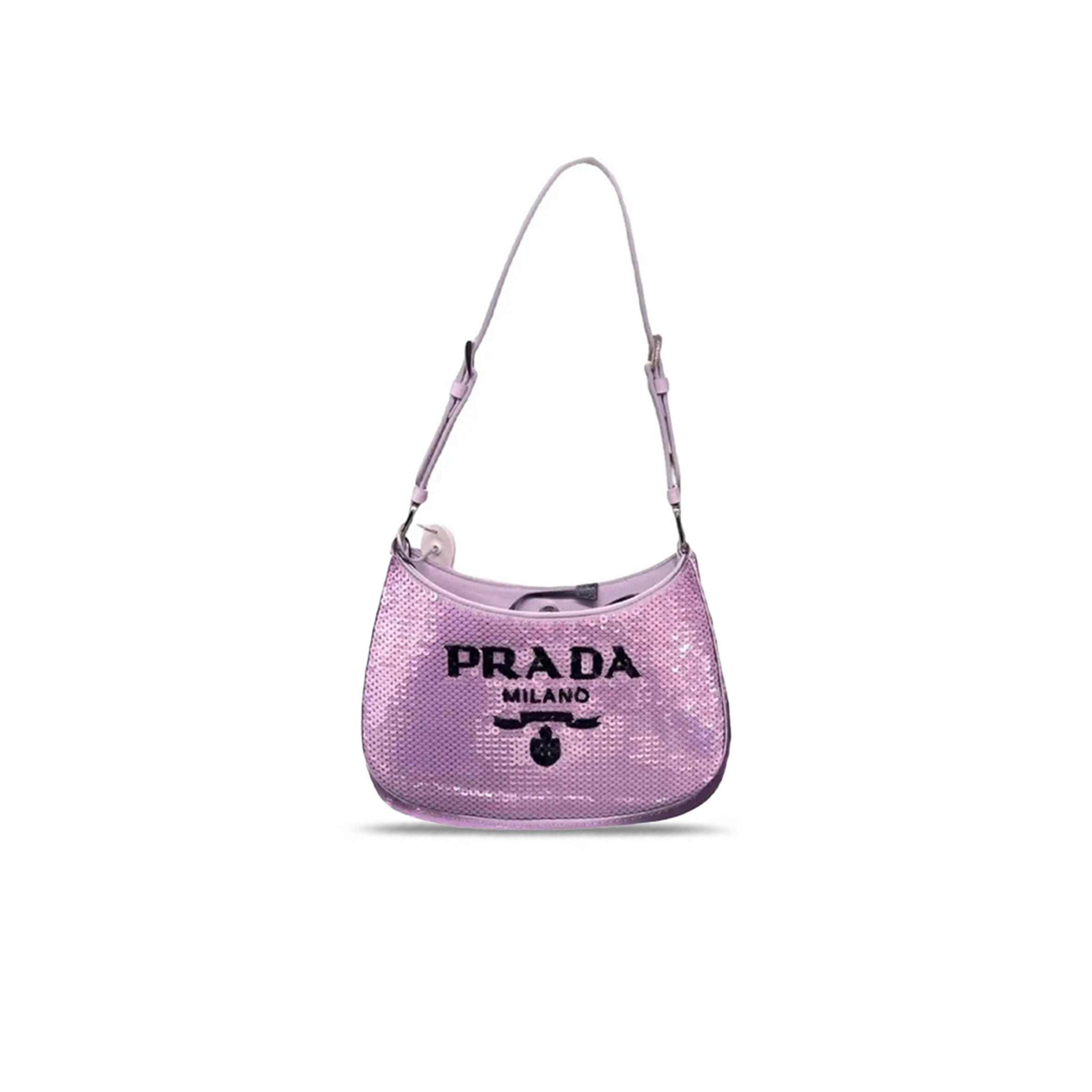 PRADA CLOE SEQUIN BAG 1BC169 (22*18.5*4.5cm)